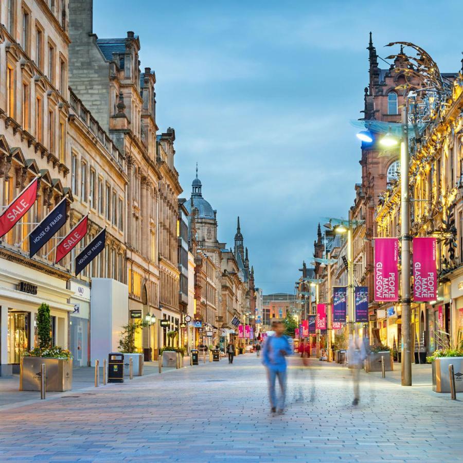 1 Bedroom Flat In The Heart Of Merchant City Glasgow Esterno foto